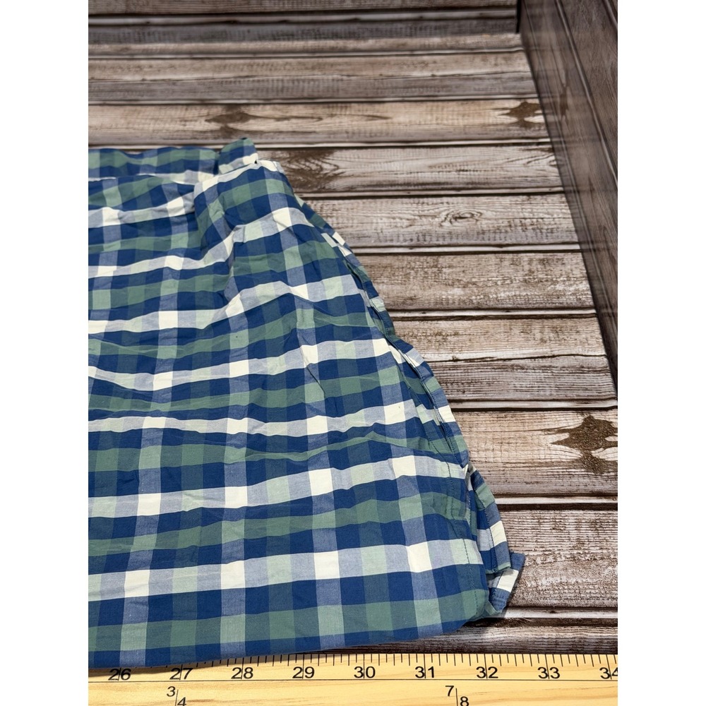 Tommy Bahama Mens Plaid Button Down Long Sleeve‎ Shirt 3XB Blue Green White - Picture 7 of 7